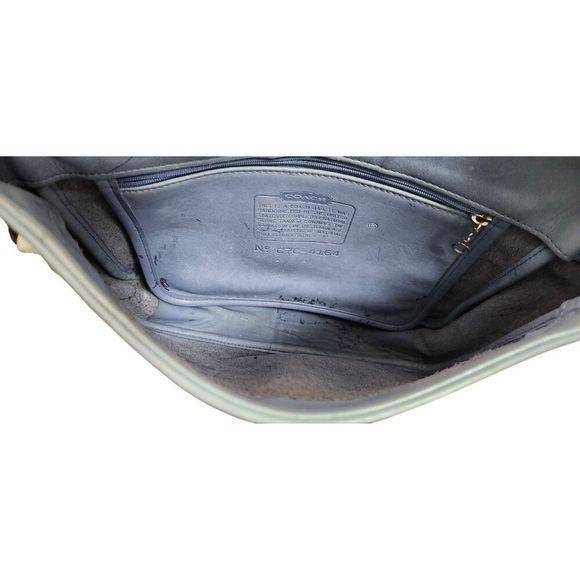 Coach Vintage - UNEVEN Color Soho Bedford Flap Bag 4164 - Periwinkle, Adjustable - Picture 5 of 16